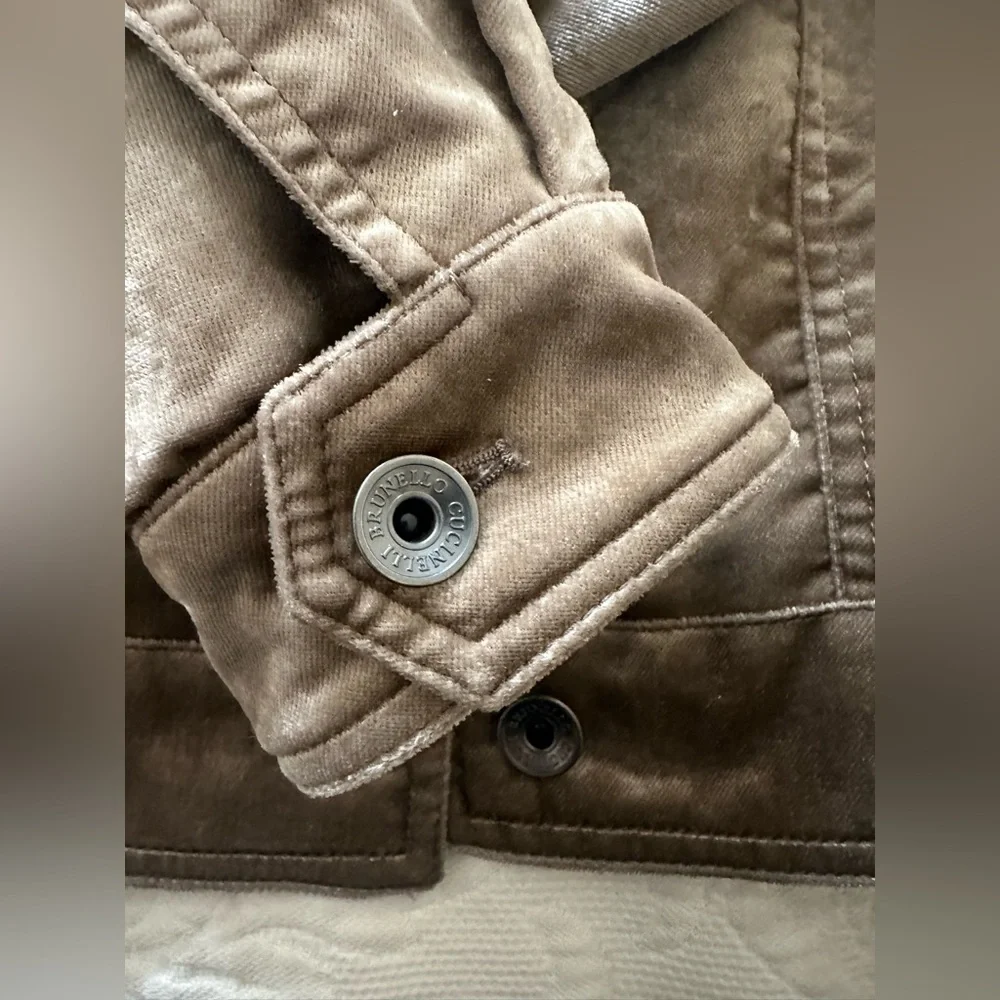 Brunello Cucinelli Womens Velvet Jacket - Picture 10 of 12
